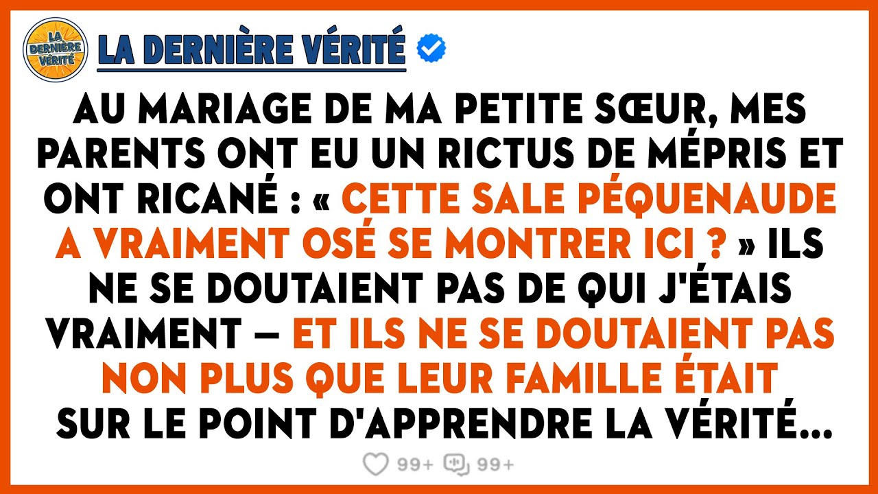 Mes Parents Ont Eu Un Rictus De Mépris Et Ont Ricané : « Cette Sale Péquenaude A Vraiment Osé Se...