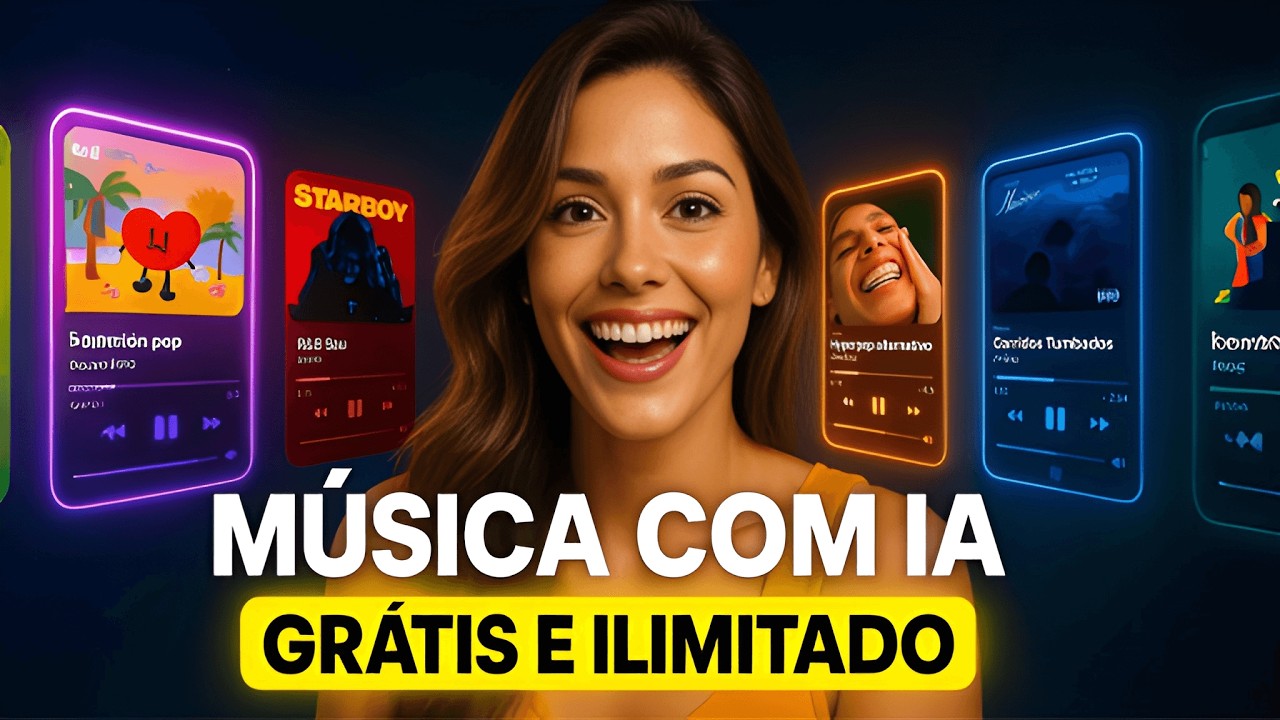 Essa IA Gr&aacute;tis Cria M&uacute;sicas e V&iacute;deos ILIMITADOS (E Ainda Monetiza!)