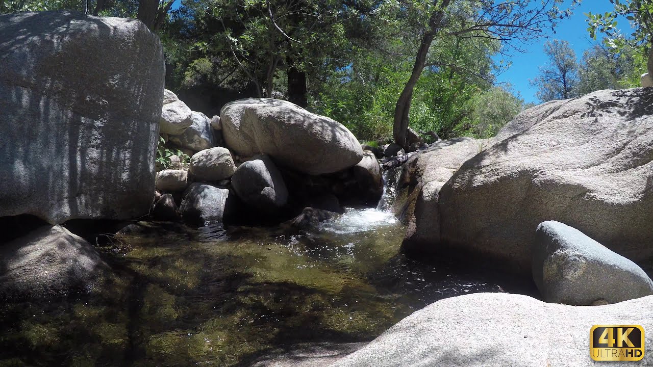 Relax Sound of Streaming | White Noise for Sleeping Relaxing  | HD | Silverwood Lake | Los Angeles