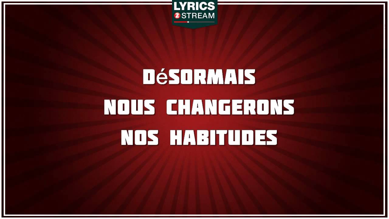 Desormais - Charles Aznavour - paroles