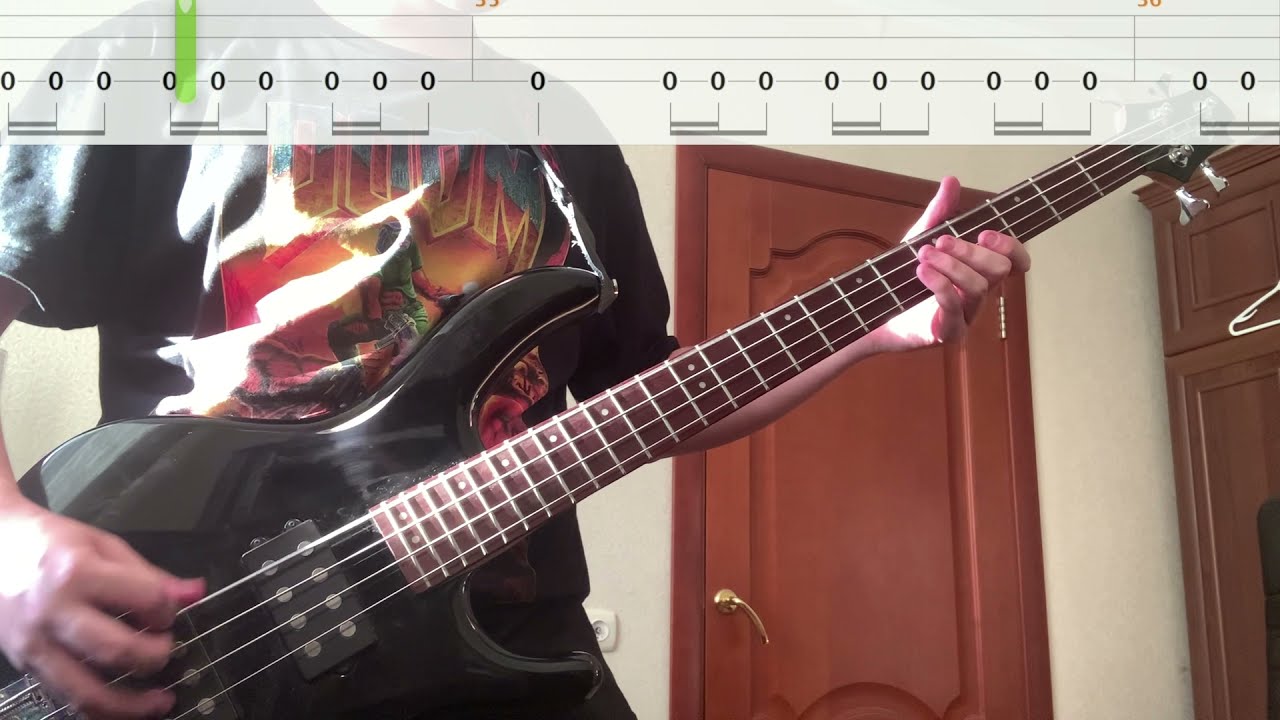 Avenged Sevenfold - Almost easy Bass cover with tabs (C# tuning)