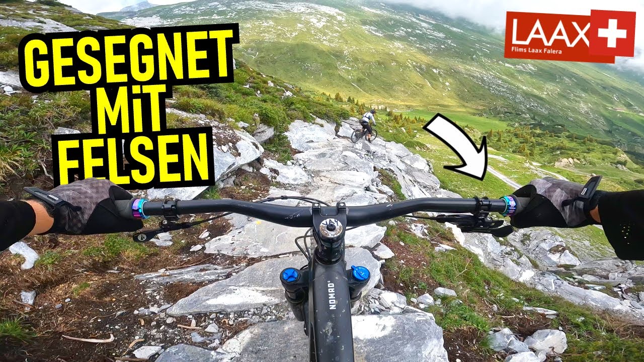 FLIMS LAAX Segnes-Trail 🔴 First Ride, Full Run / Mountainbike MTB Enduro Schweiz