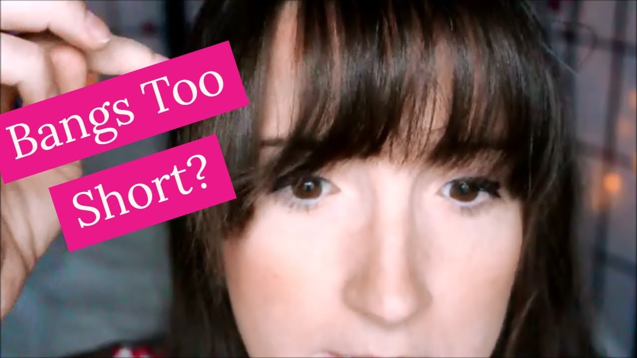 3 Ways to style bangs you cut too Short!
