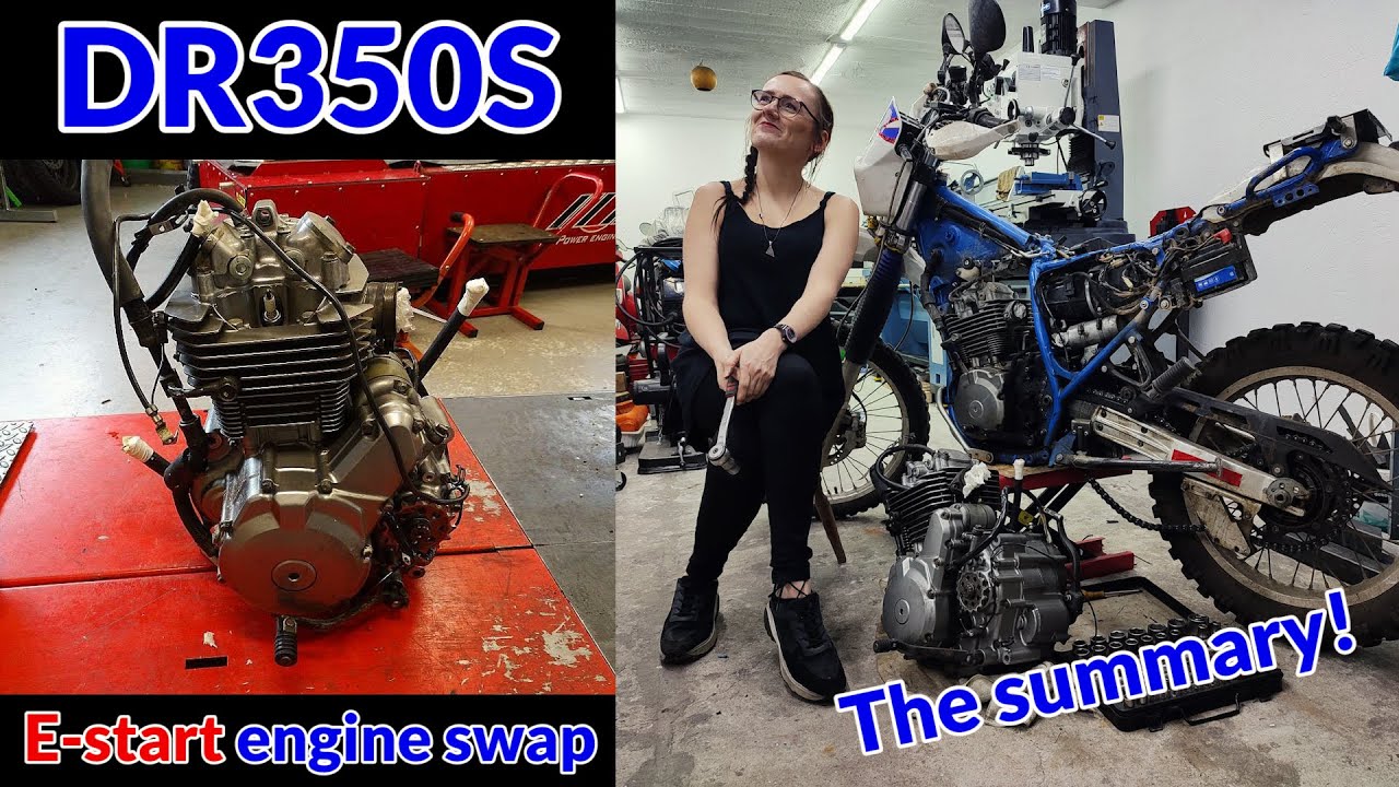 🔧 DR350S теперь с электростартером! Всё, что нужно знать перед заменой двигателя на DR350SE