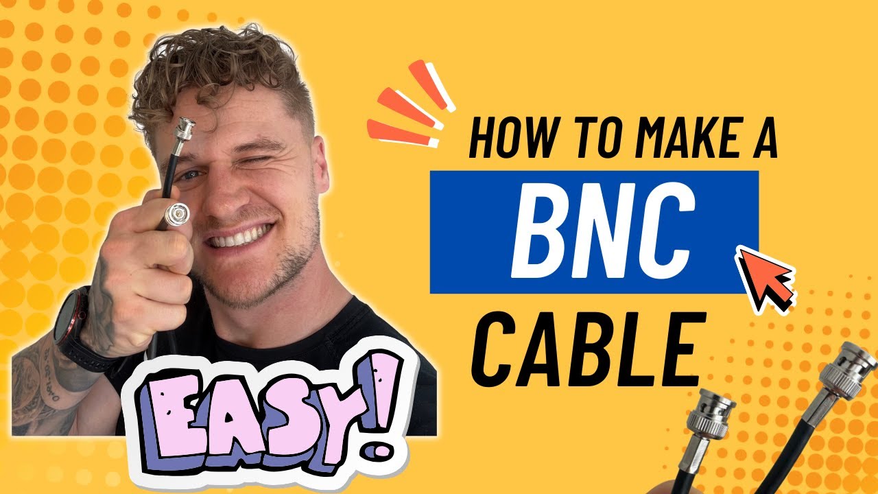 Как обжать BNC-разъем и сделать свой собственный BNC-кабель