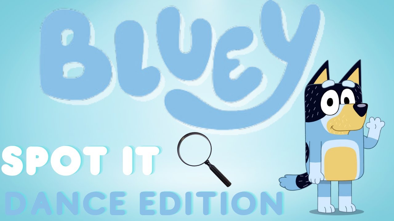 Bluey Spot It| Dance Edition| Brain Break| PE Warm Ups