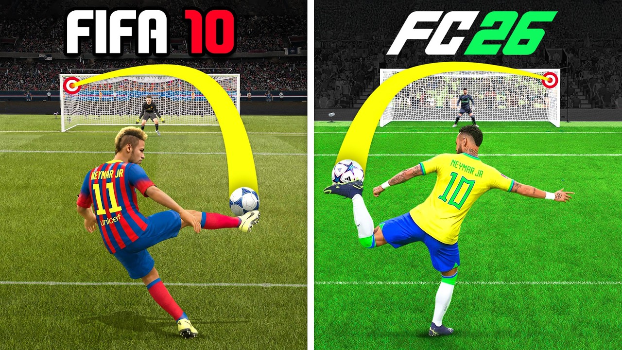 1 Impossible Goal With Neymar in Every FIFA