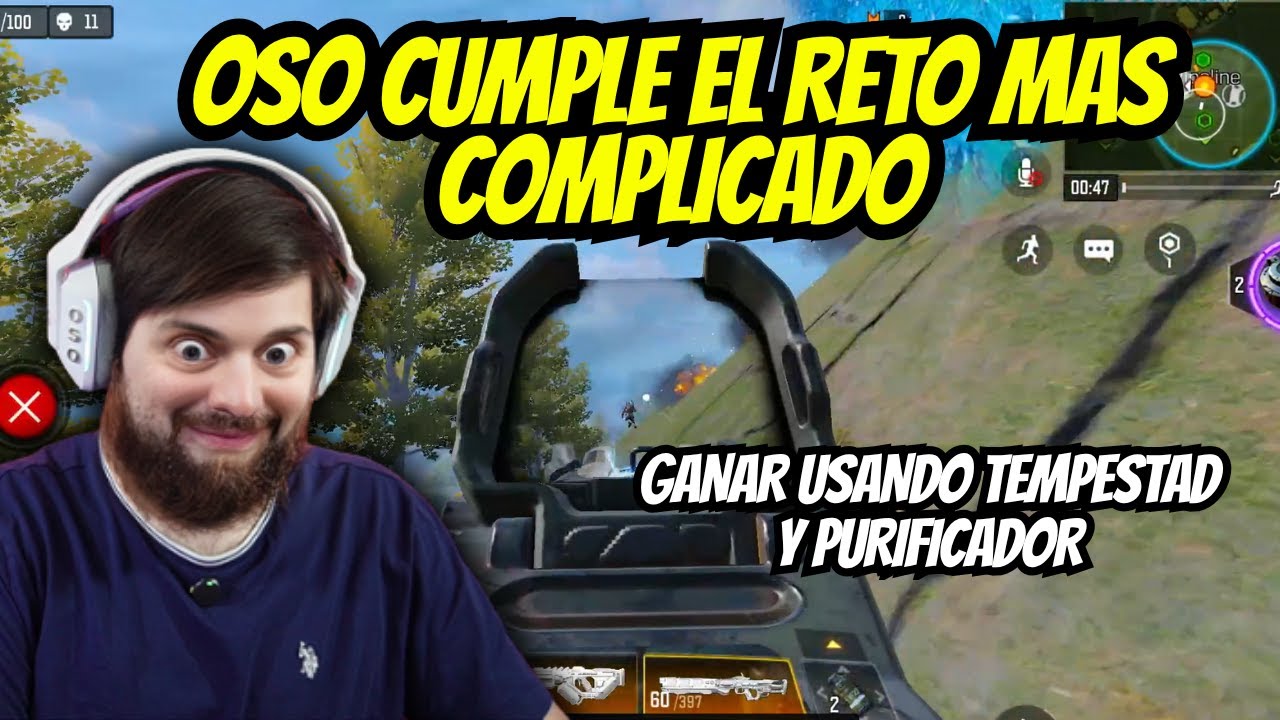 OSO CUMPLE SU PROMESA GANANDO EL RETO MAS DIFICIL!!!! - CALL OF DUTY MOBILE