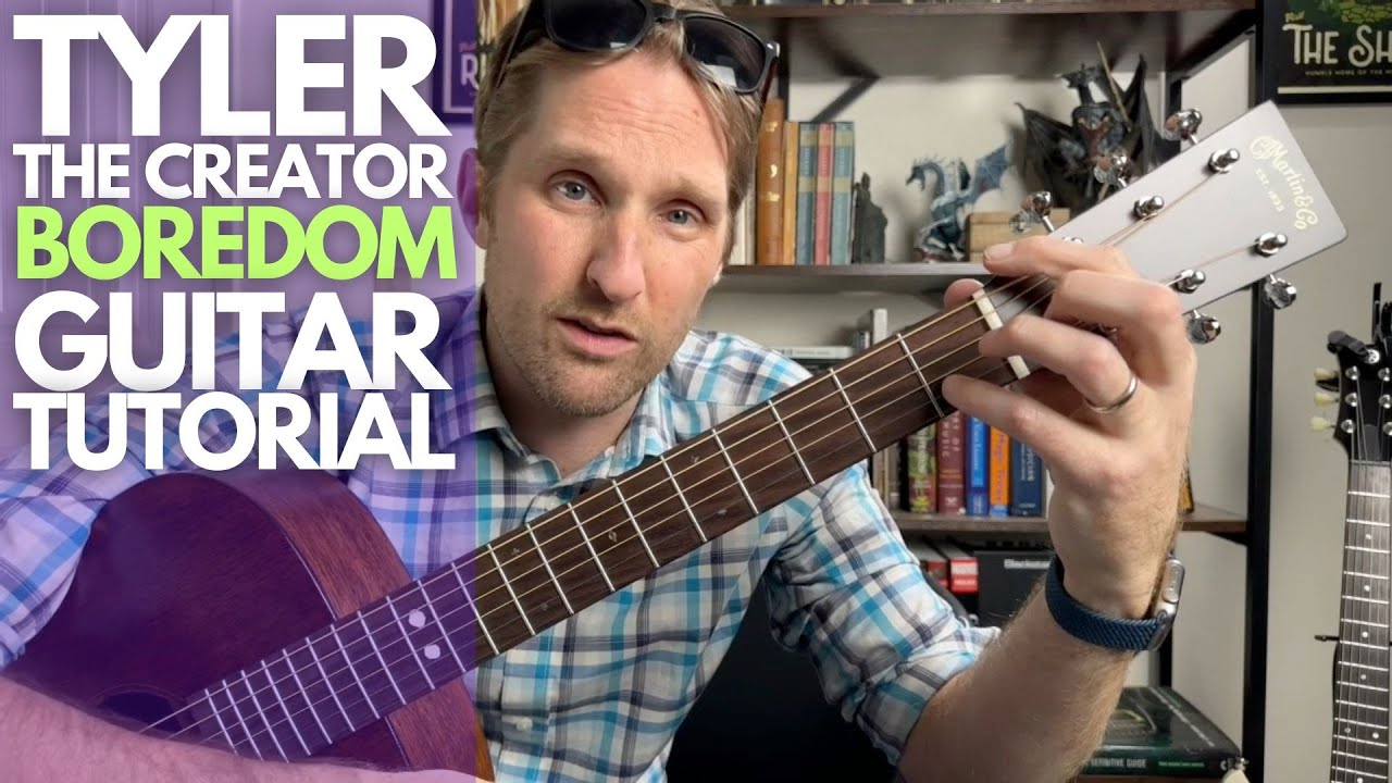 Boredom by Tyler, The Creator ft  Rex Orange County Guitar Tutorial