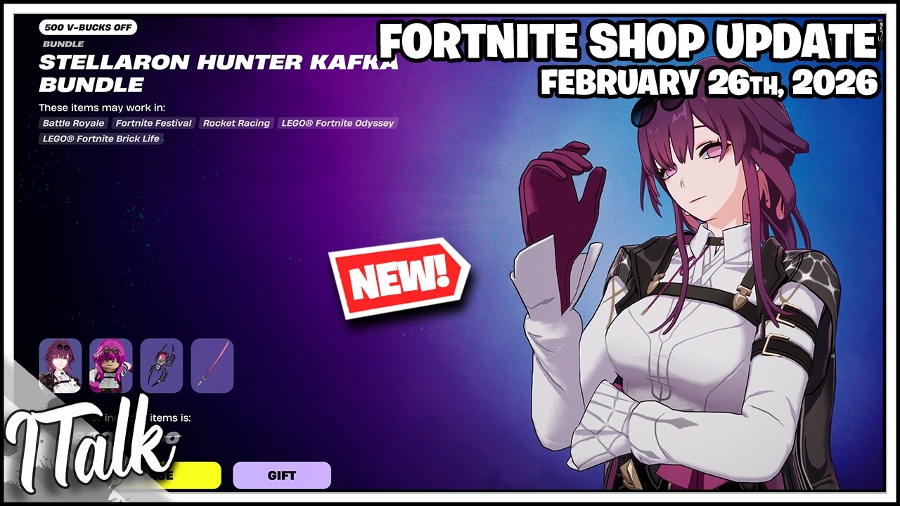 Fortnite Shop *NEW* HONKAI STAR RAIL COLLAB AND MORE! [February 26th, 2026] (Fortnite Chapter 7)