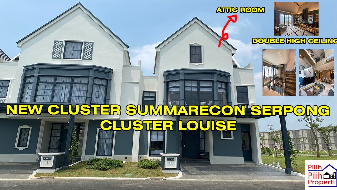 CLUSTER TERBARU SUMMARECON SERPONG CLUSTER LOUISE 8X15 SHOWUNIT HARGA 3 M AN