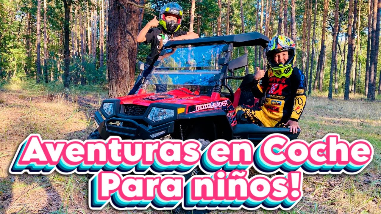 Den está viajando en un Coche con sus Amigos! | Aventuras en Сoche para niños!