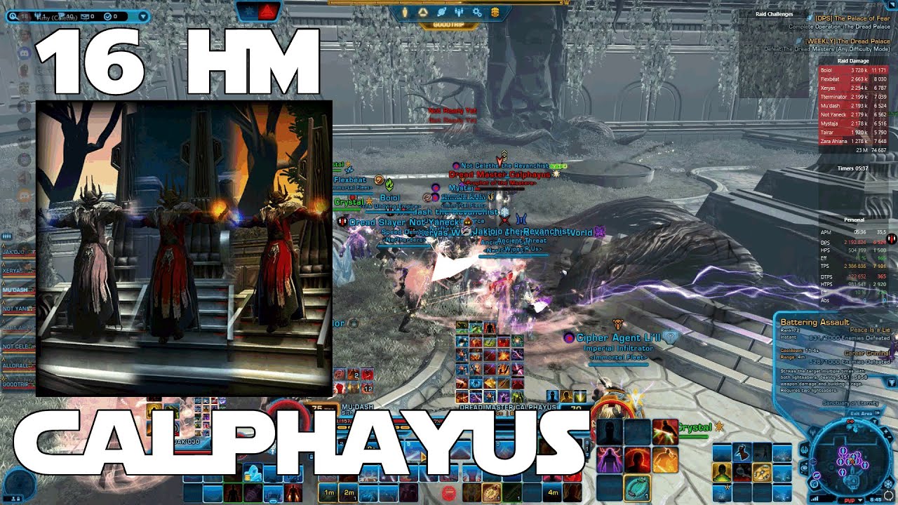 SWTOR 16M HM Dread Master Calphayus
