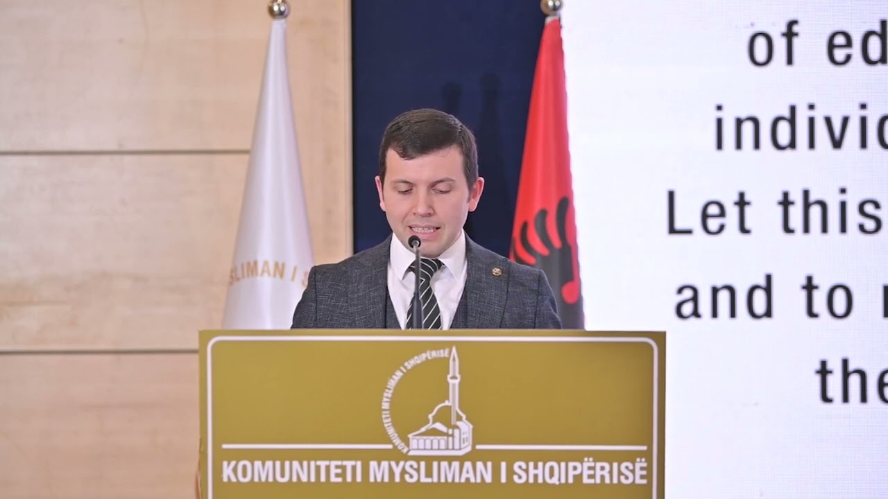Fjala e plotë e Drejtorit të Medresesë së Tiranës, z. Ndriçim Gjimi.