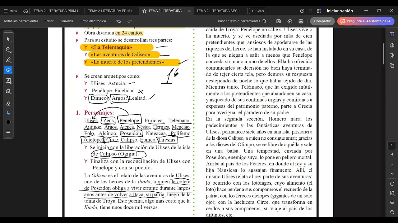 T 2 LITERATURA SEC II