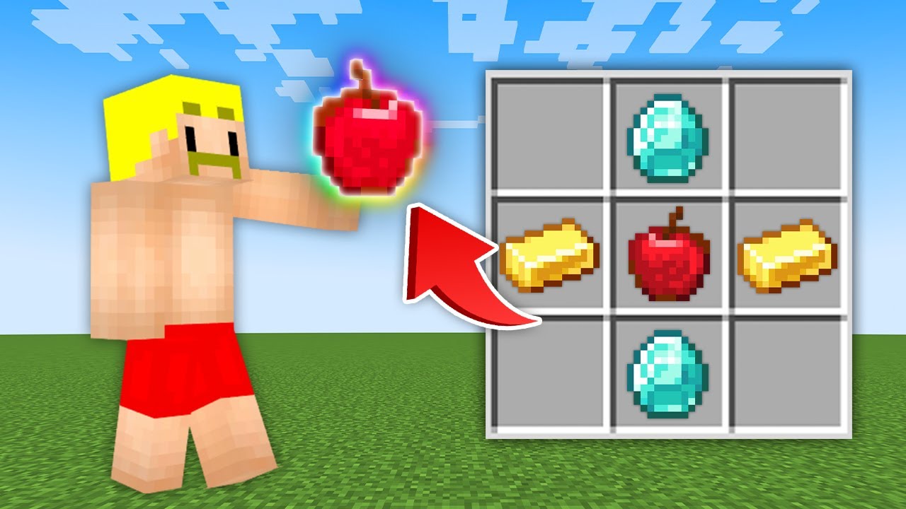 【マイクラ】チートリンゴが手に入る世界でサバイバル！