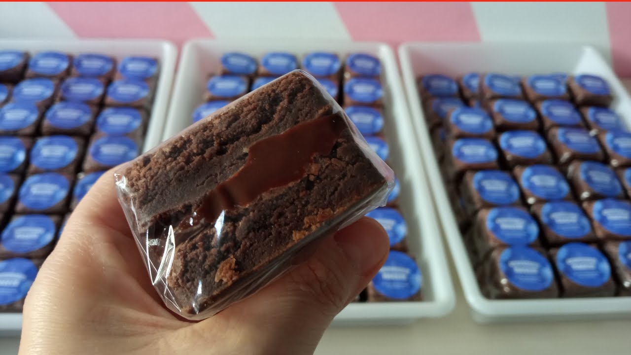 Produção de Brownies Corporativos | LUCRE MUITO #brownies #brindescorporativos #diliciadebrownie