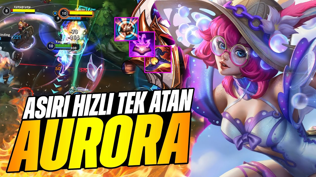 İNANILMAZ Şekilde TEK Atan Aurora Mid! 😯 - Wild Rift