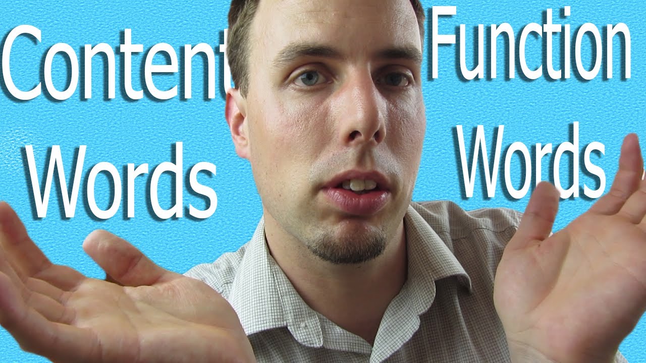 More Natural English | Content and Function Words | Like A Native Speaker