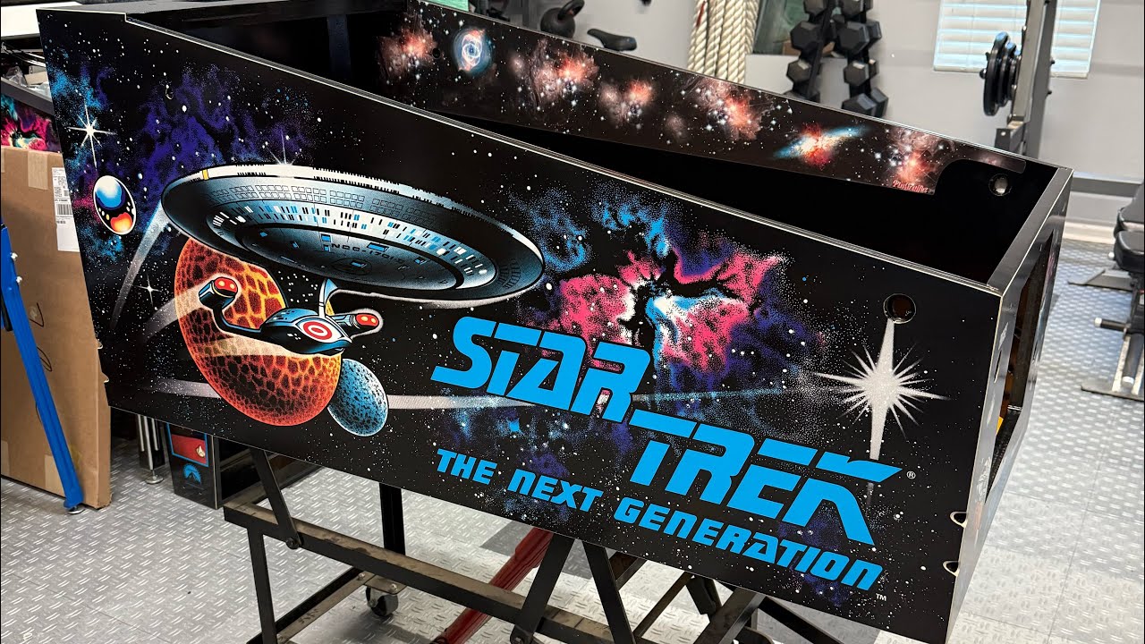 Williams Star Trek The Next Generation Pinball Machine HEP Build WM