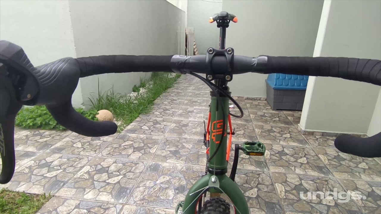MTB 26 para Gravel Bike: Projeto GT Outpost Gravel/Monstercross #OldBikeBuild #DropBarConversion