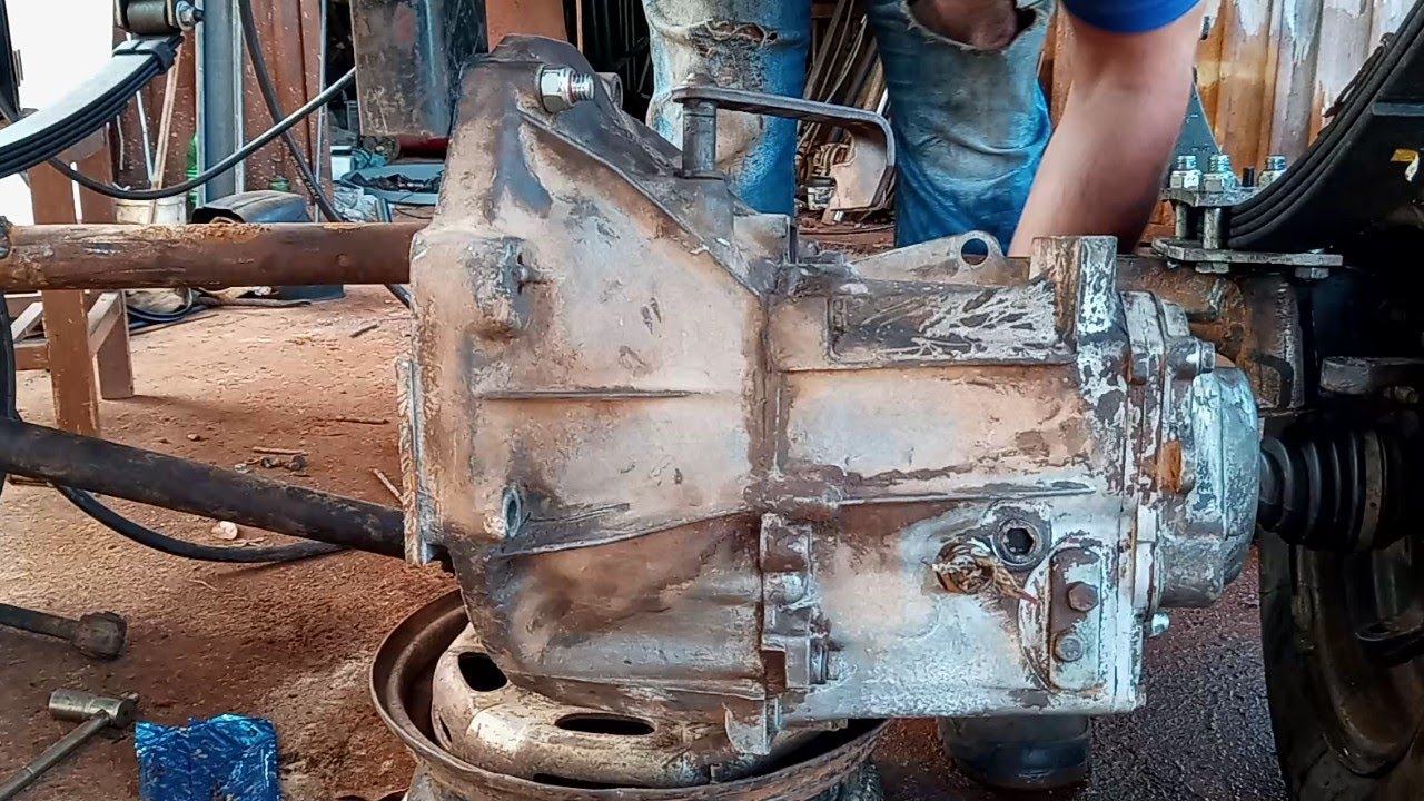 como adaptar a caixa do Fiat Uno no triciclo com motor de moto