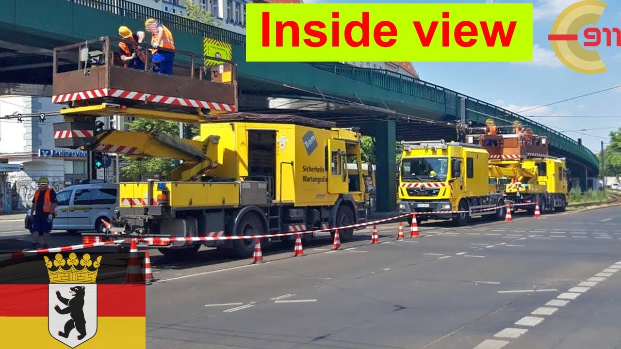 [BERLIN] 3 Turmwagen gleichzeitig | Großschaden Oberleitung | Verkehrschaos | 022 | Reupload