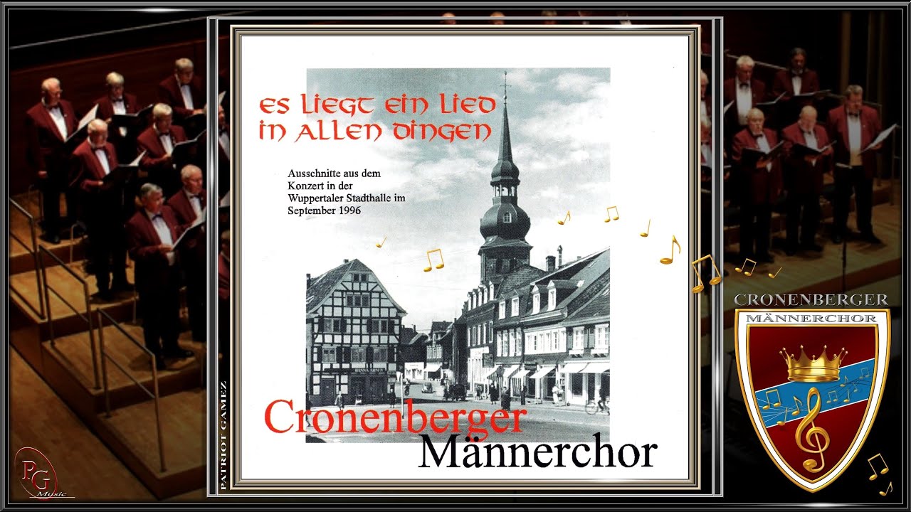 DER CRONENBERGER MÄNNERCHOR ~ Waldeinsamkeit ~ SÄNGERJUGEND SOLINGEN