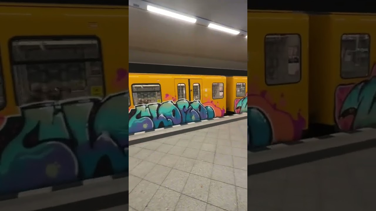 U bahn 🚟🚟🚟   #graffitivideo #graffiticulture #graffitistyle #graff #graffiti