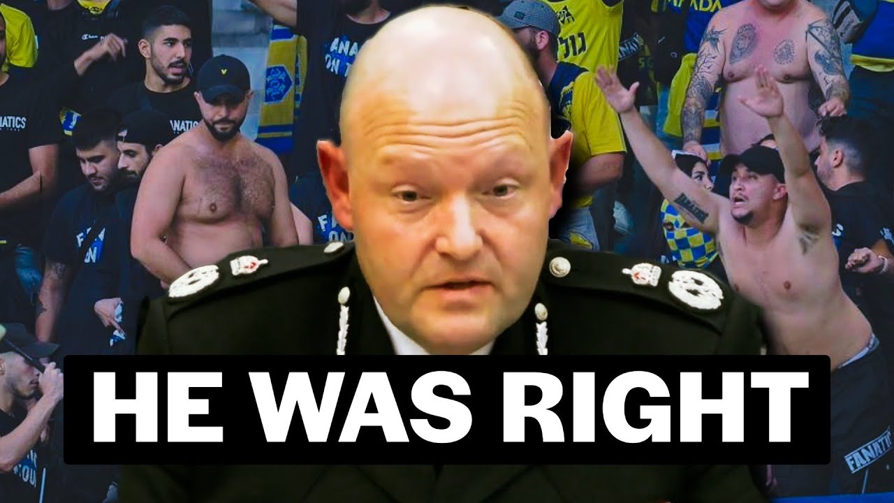 Police chief schools pro-Israel politicians on football hooligans