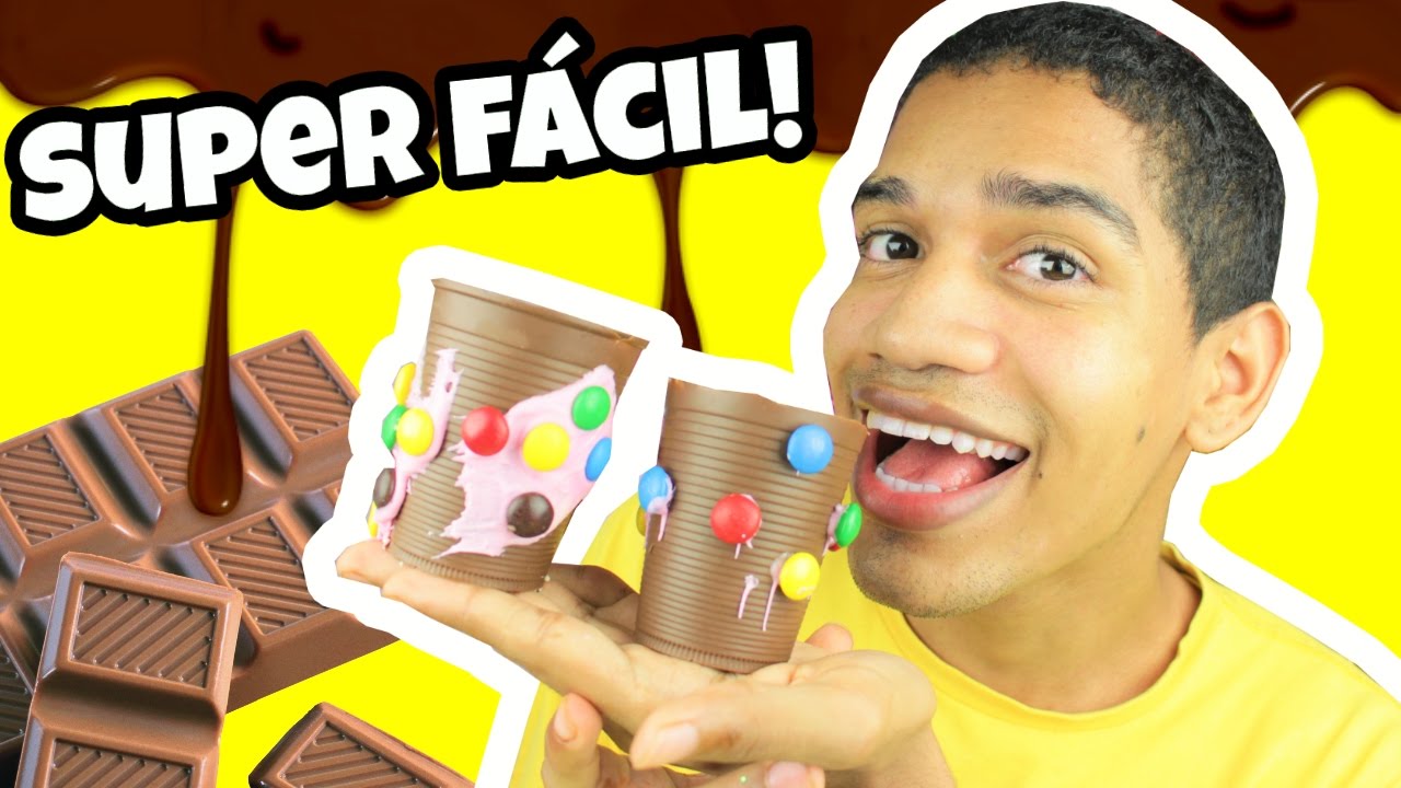 COPOS DE CHOCOLATE DIY
