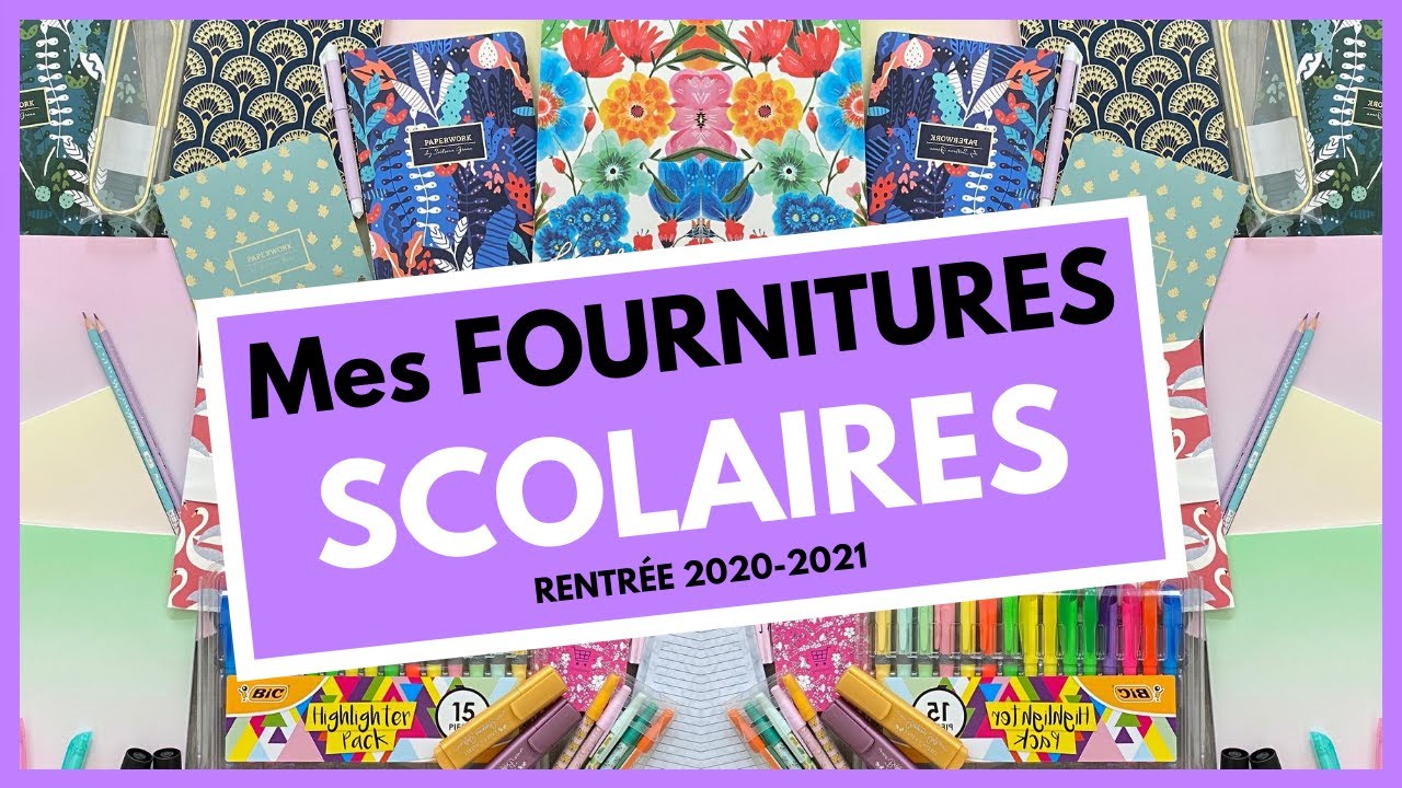 Back to school ! FOURNITURES SCOLAIRES (+BIG CONCOURS) 2020 🎁 | @lacamdemie
