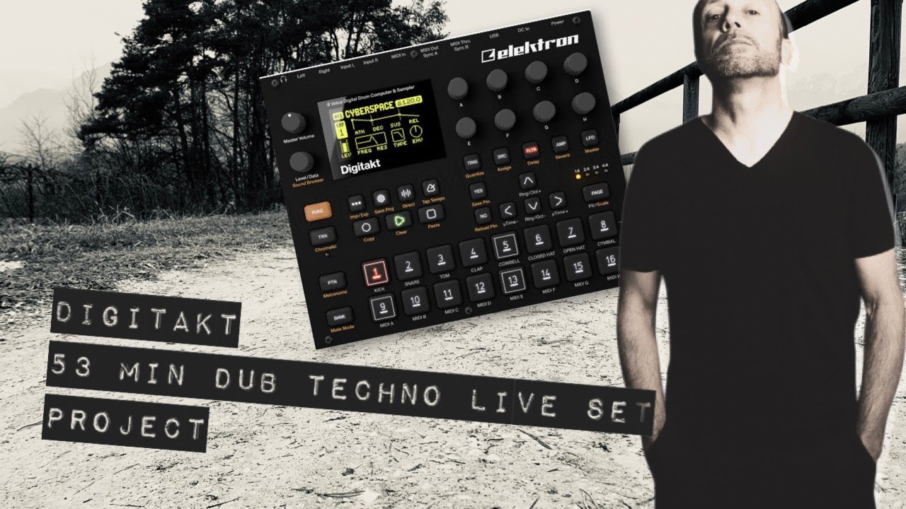 Digitakt Dub Techno live performance ( 53 min )