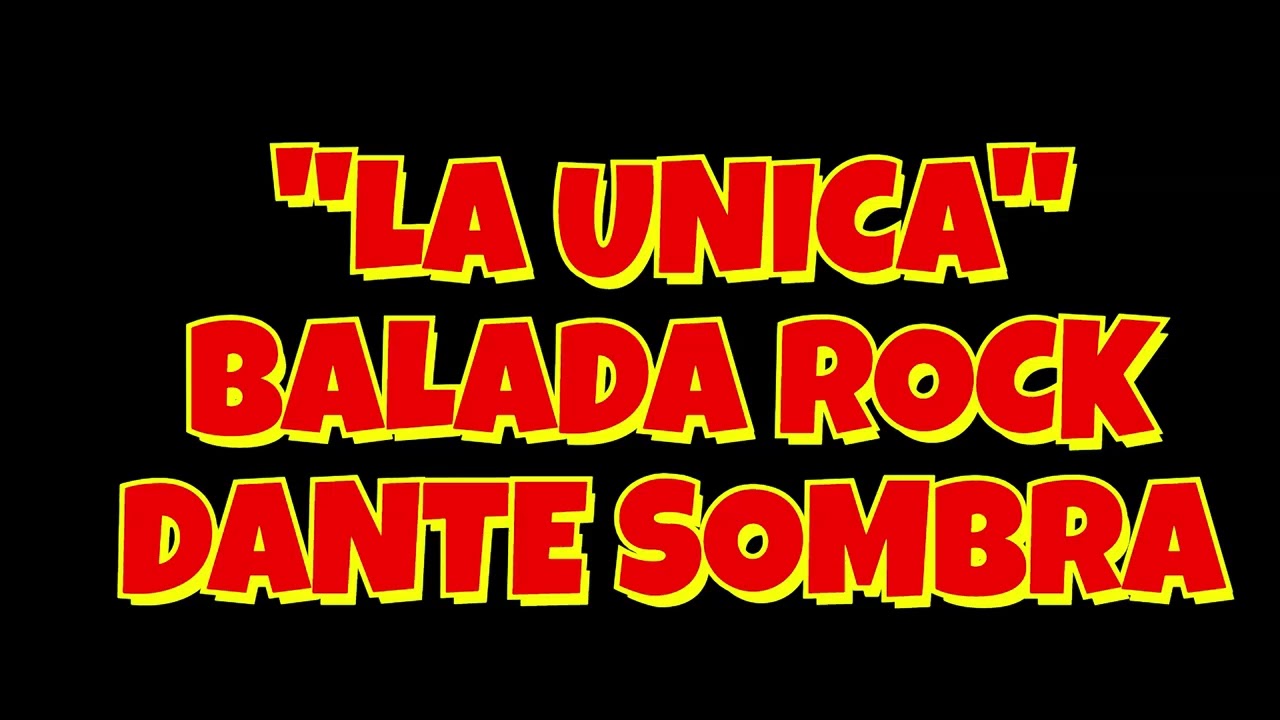 💞🎶 LA ÚNICA 🎶💞 | Balada Rock que ABRAZA el ALMA 🖤❤️