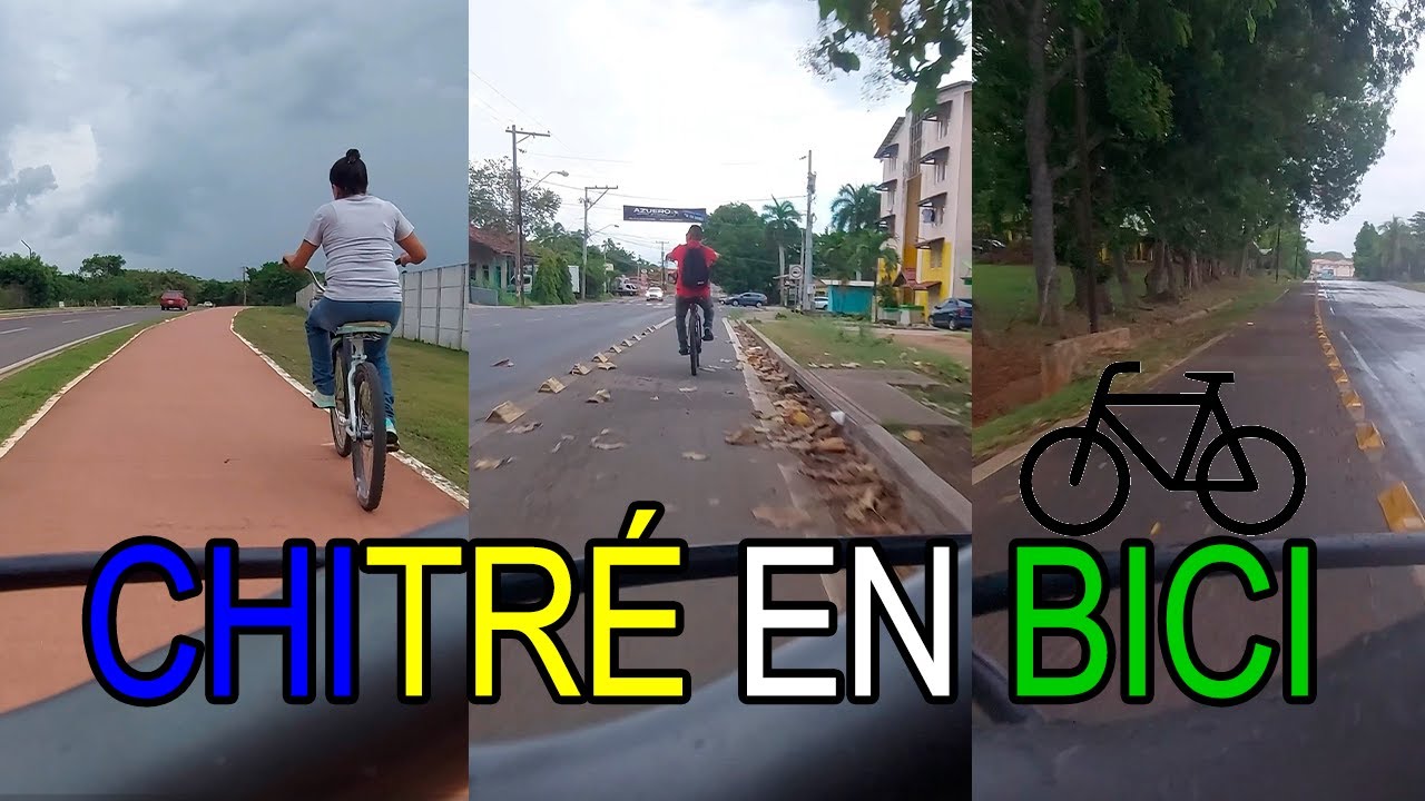 Chitré en Bici🚲 - (El Agallito → Parque Unión → Parque de Monagrillo → Paseo Central)Herrera, Panamá