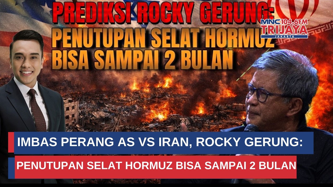 Imbas Perang AS Vs Iran, Rocky Gerung Prediksi Penutupan Selat Hormuz Bisa Sampai 2 Bulan   Rakber