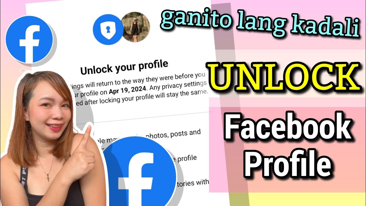 PAANO MAG UNLOCK NG FACEBOOK PROFILE | Riencyll Cabile