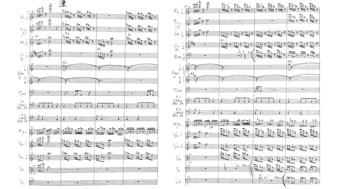 [Alan Hovhaness] Fantasy on Japanese Woodprints for Xylophone and Orchestra Op.211 (Score-Video)