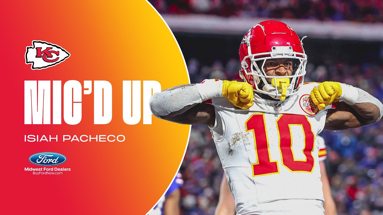 Isiah Pacheco was Mic'd Up for the AFC Divisional Playoff vs. the Buffalo Bills | Kansas City Chiefs