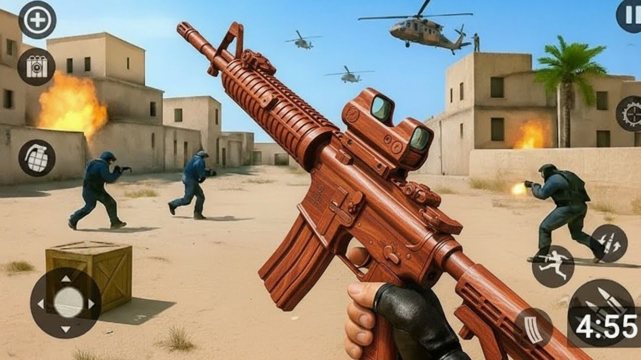 Anti Terrorist Squad Mission 26 &ndash; Realistic 3D Game 🎮16
