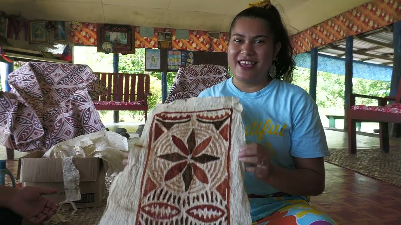 How to make a Siapo in Samoa..
