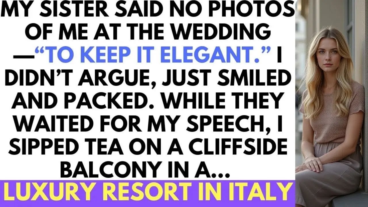 My Mom Told Me I’d Ruin My Sister's Wedding Photos; So I Disappeared To A Luxury Resort Instead