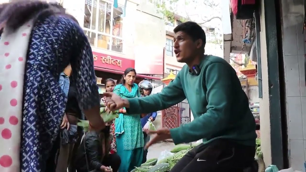 Kathmandu Viral Boy Vegetables Selling #handsomeboy kathmandu