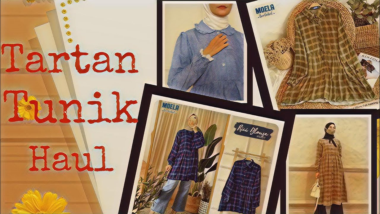 Shopee Haul : Rekomendasi Tartan Tunik