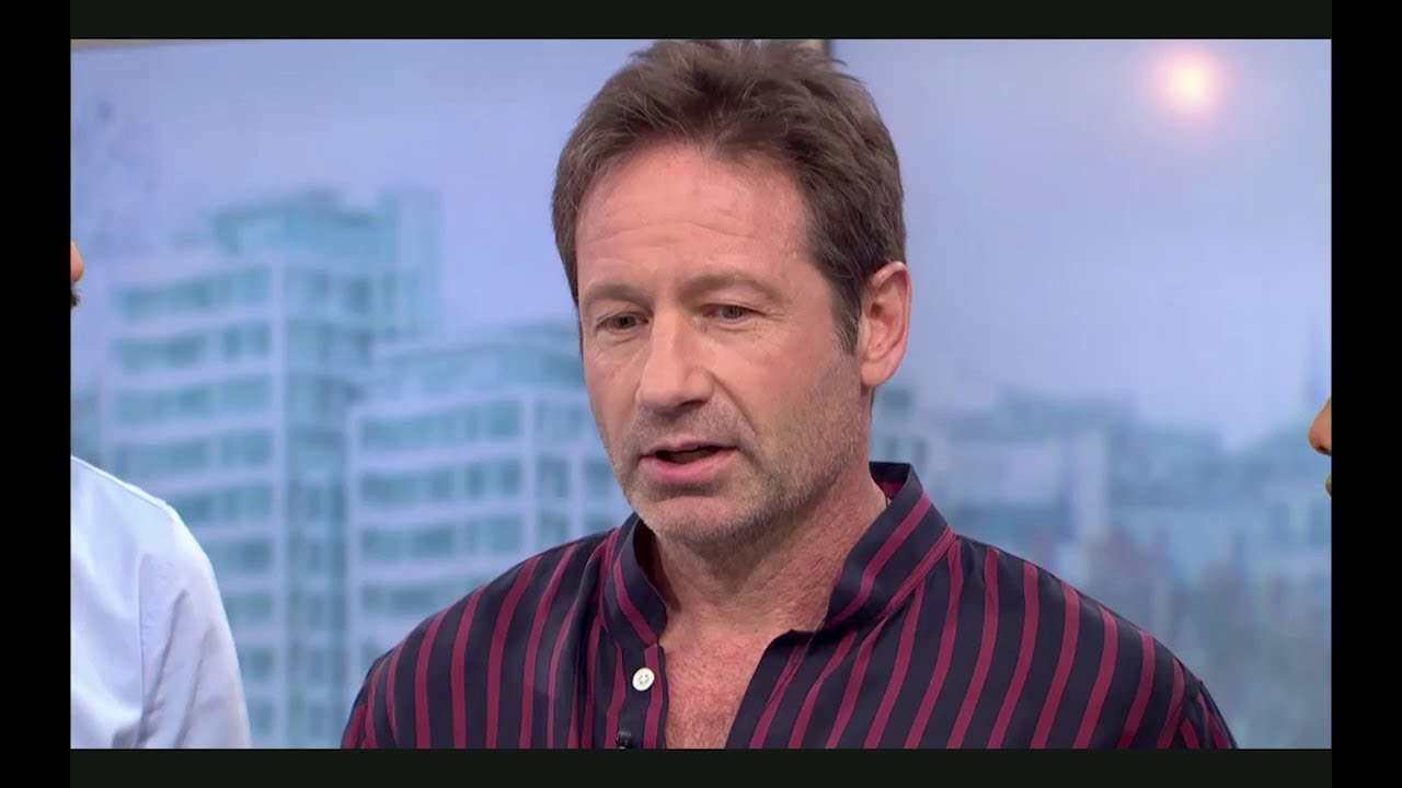 David Duchovny on This Morning Feb 22nd (with the ending)