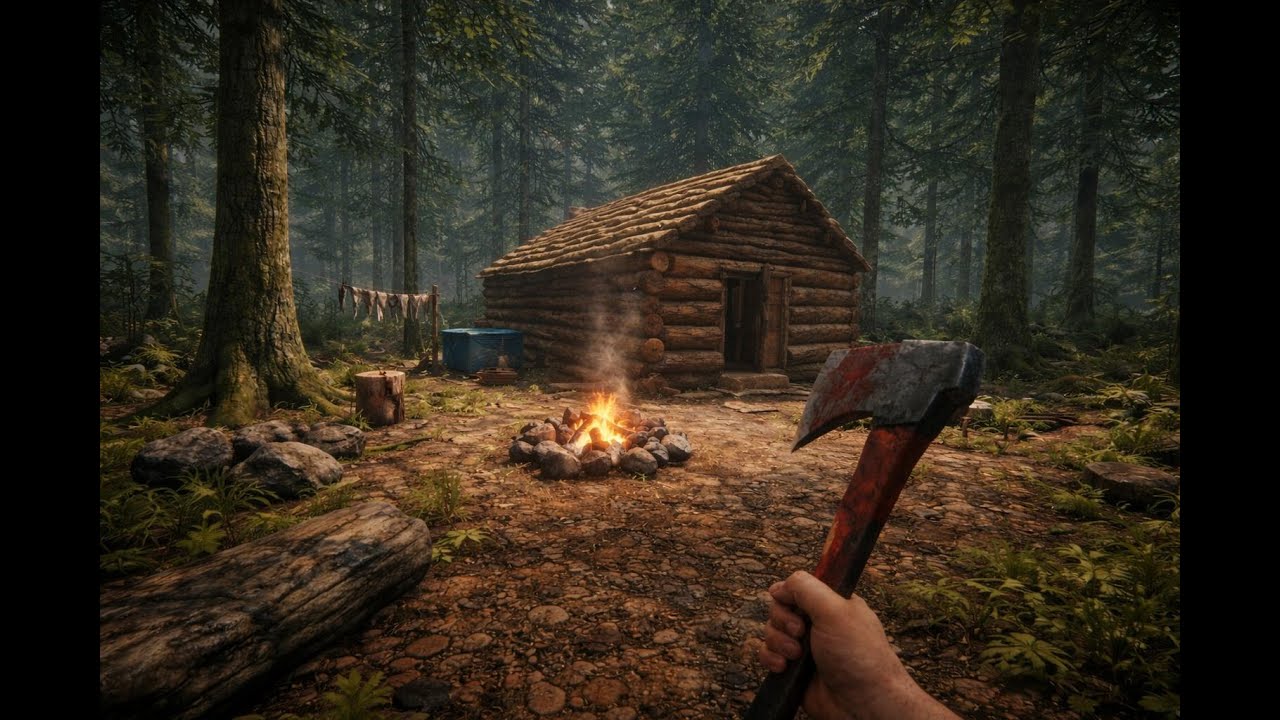 Episodul 5 din the forest terminam casa de contruit
