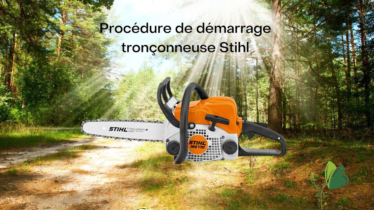 Comment démarrer sa tronçonneuse Stihl ?