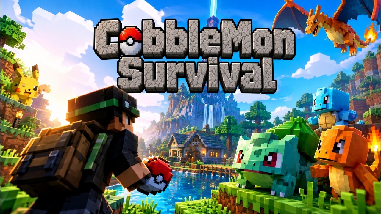 Cobblemon Survival Pt 1: Picking Our Starter Pokemon!