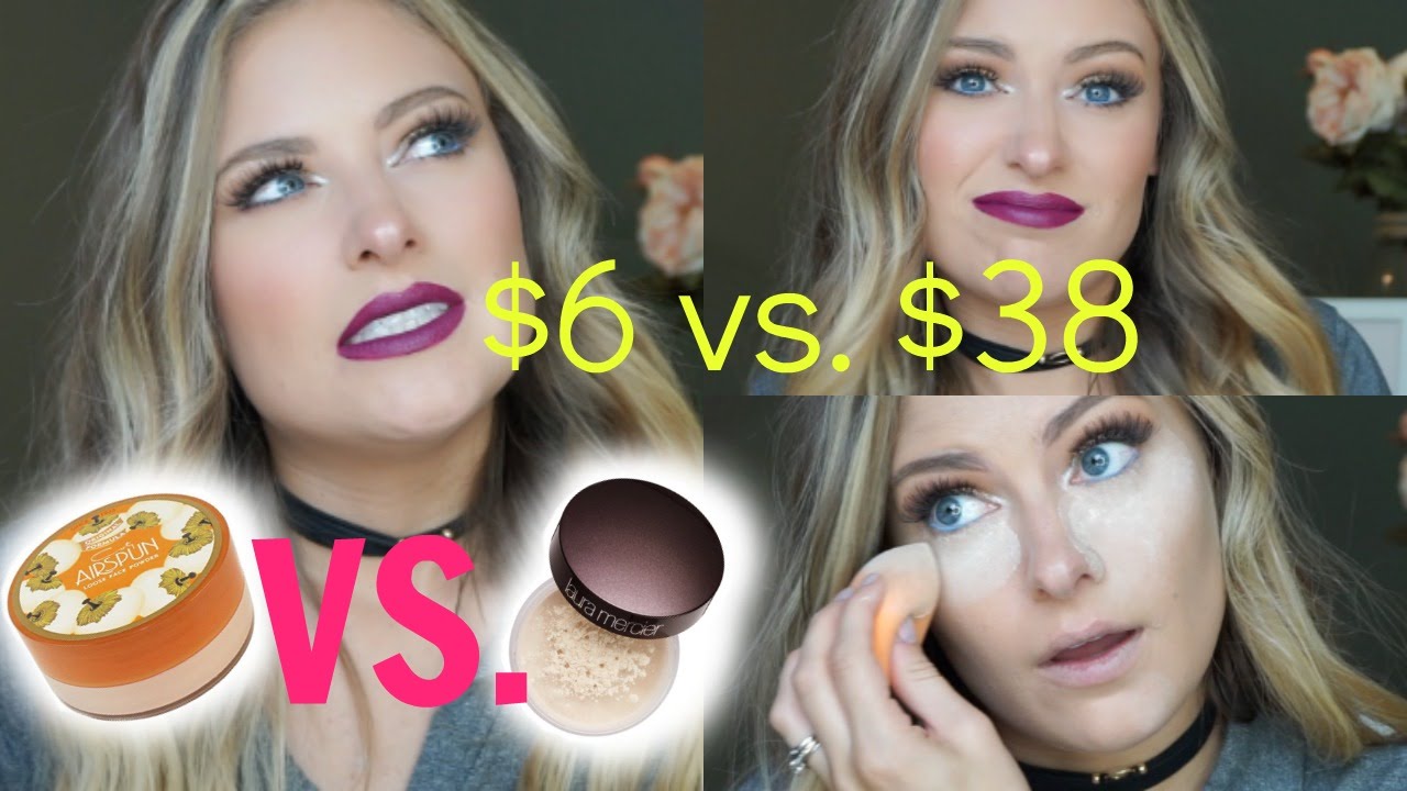 DUPE TEST: Laura Mercier VS Coty Airspun Powder- REVIEW & DEMO