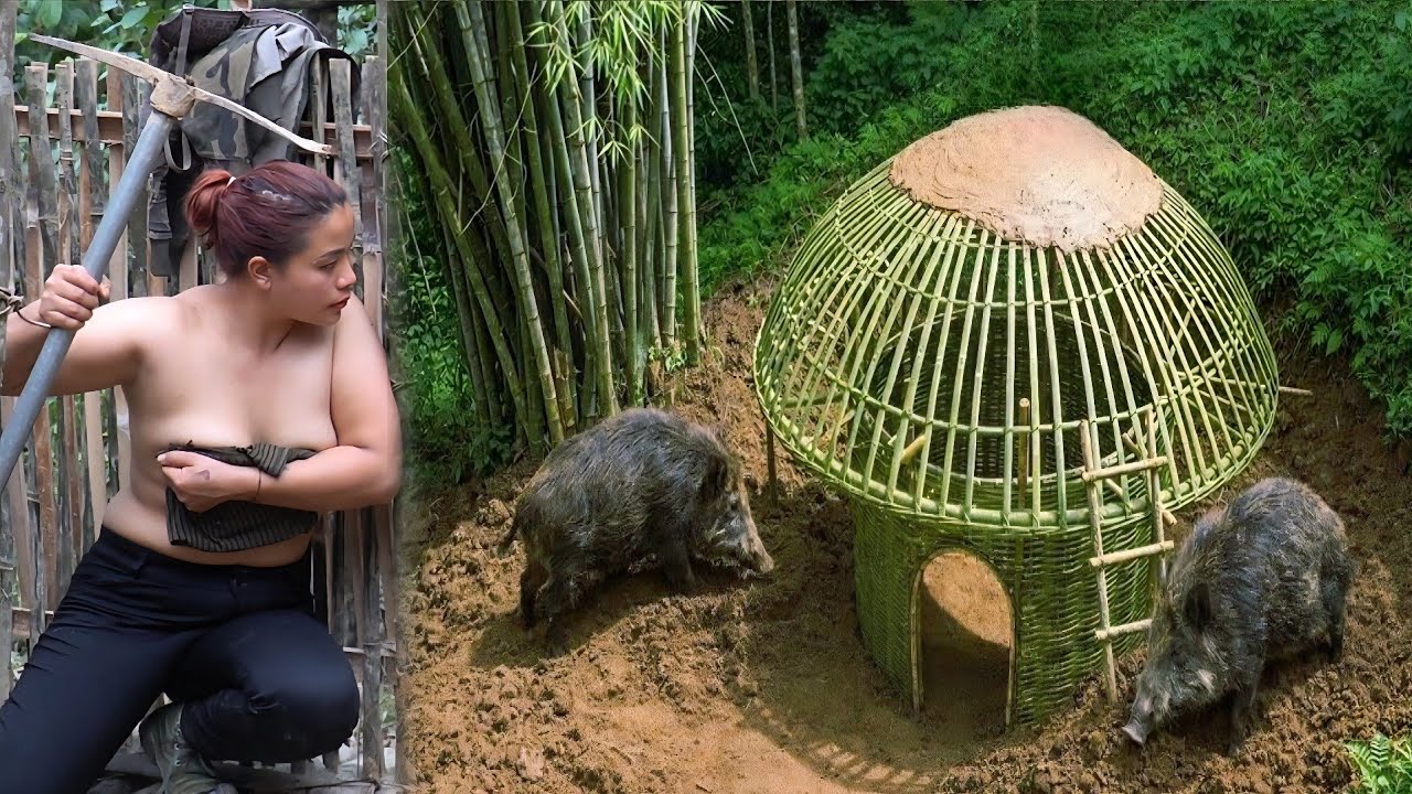 30 Days Facing Ferocious Wild Animals – Primitive Survival Alone in the Wilderness